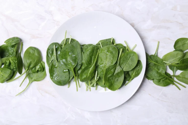Food. Spinach on a dish blog image