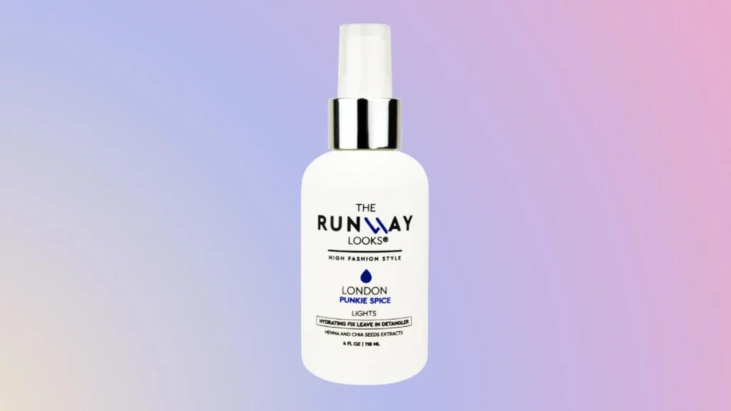 therunwaylooks wash day for coily hair leave in detangler image