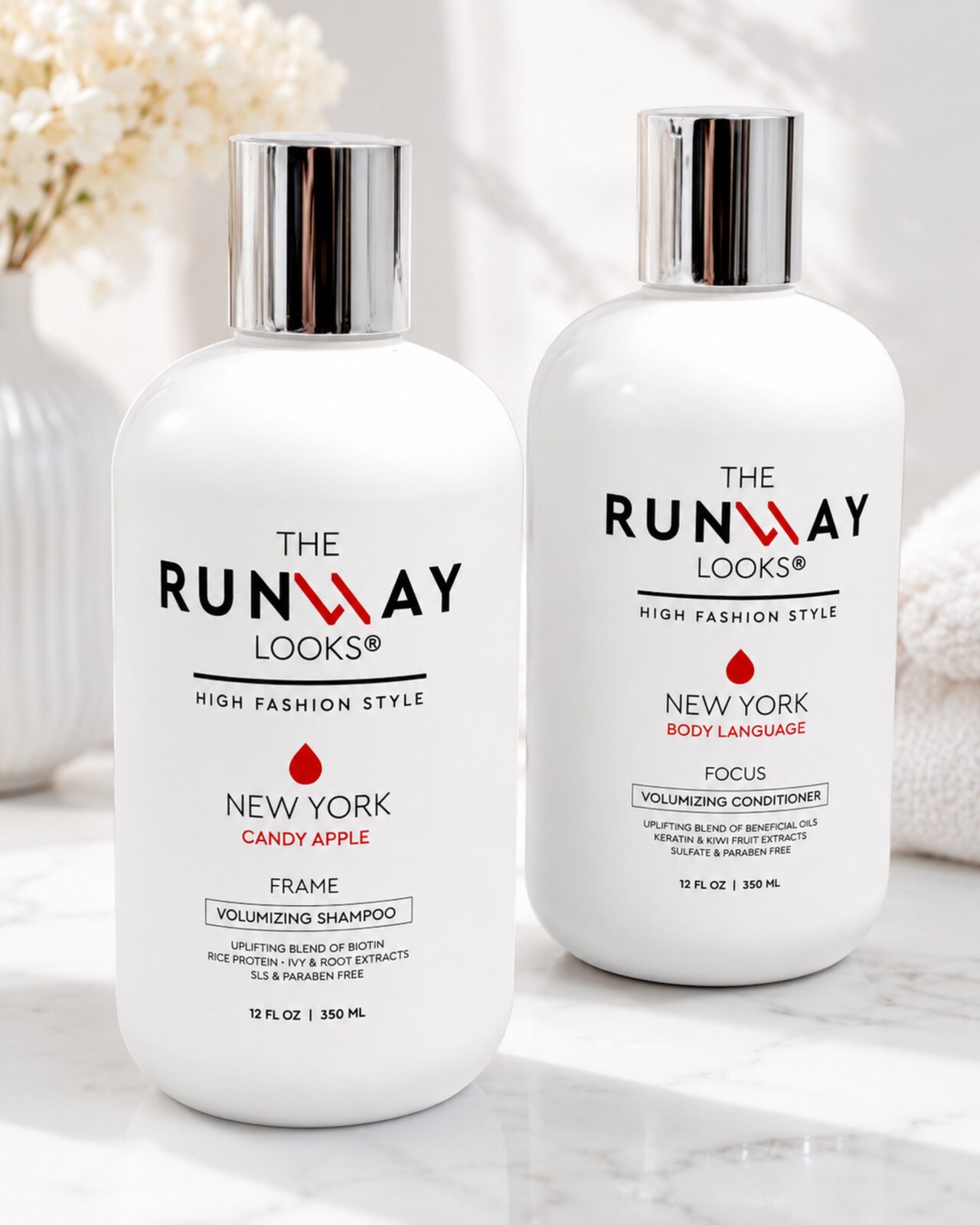 The Runway Looks New York volumizing shampoo and conditioner duo