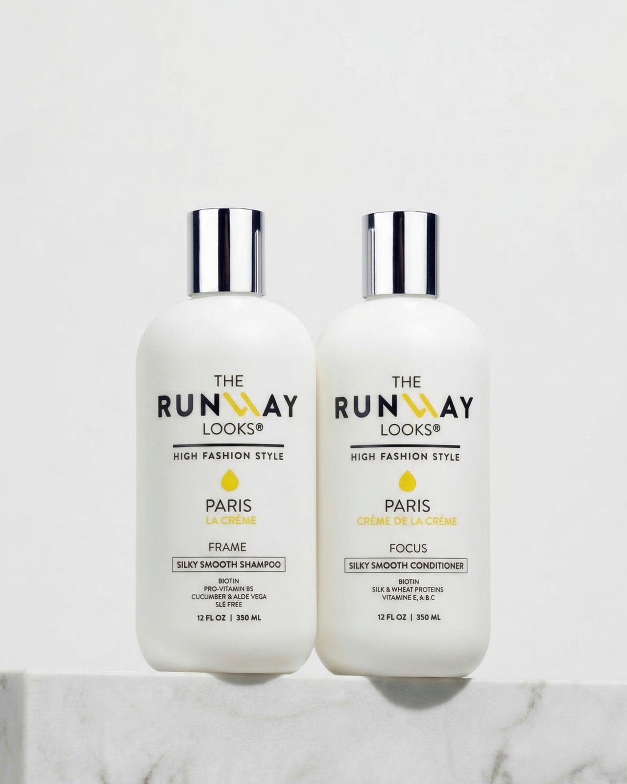 The Runway Looks Paris silky shampoo and conditioner duo